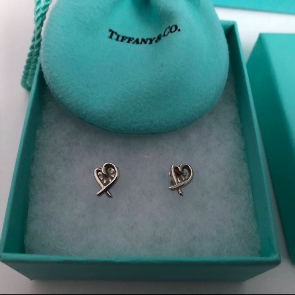 Tiffany & Co. Authentic Paloma Picasso Loving Heart Earrings
